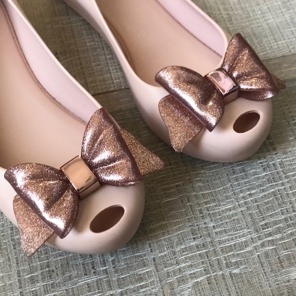 Mini Melissa Ultragirl Sweet XIV Bow Flat - Picture 2 of 7